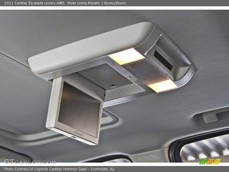 Silver Lining Metallic / Ebony/Ebony 2011 Cadillac Escalade Luxury AWD