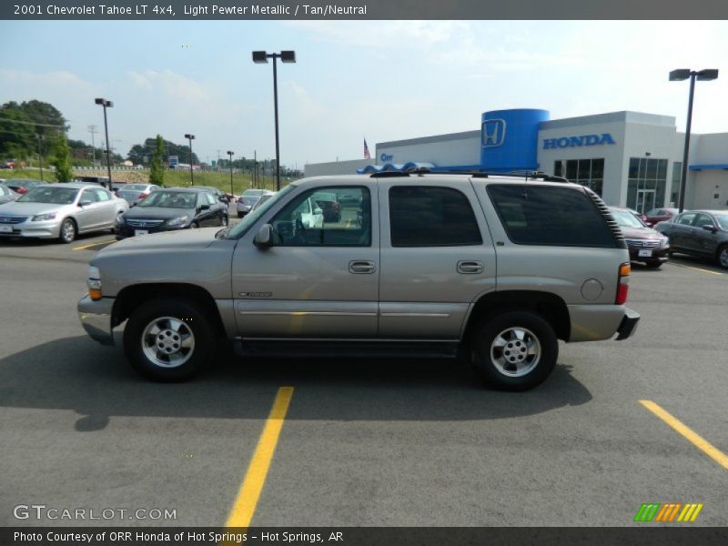 Light Pewter Metallic / Tan/Neutral 2001 Chevrolet Tahoe LT 4x4