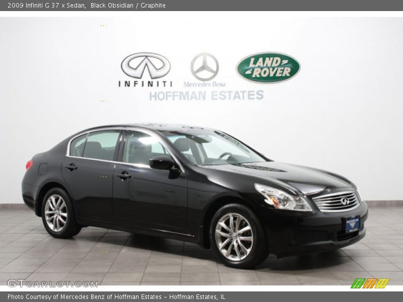 Black Obsidian / Graphite 2009 Infiniti G 37 x Sedan