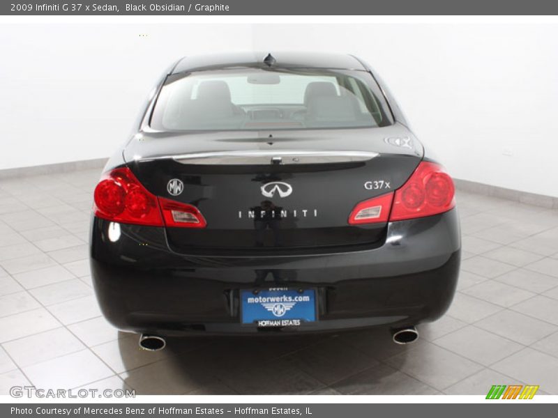 Black Obsidian / Graphite 2009 Infiniti G 37 x Sedan