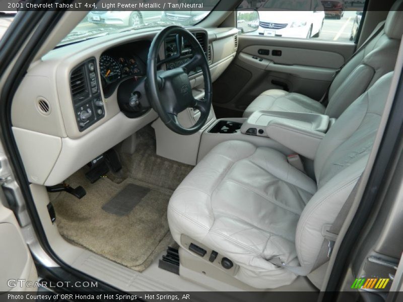 Light Pewter Metallic / Tan/Neutral 2001 Chevrolet Tahoe LT 4x4