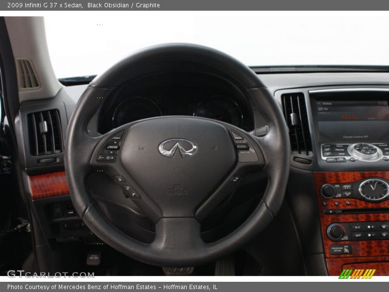 Black Obsidian / Graphite 2009 Infiniti G 37 x Sedan