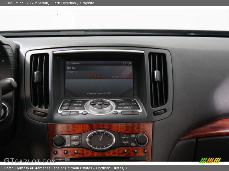 Black Obsidian / Graphite 2009 Infiniti G 37 x Sedan