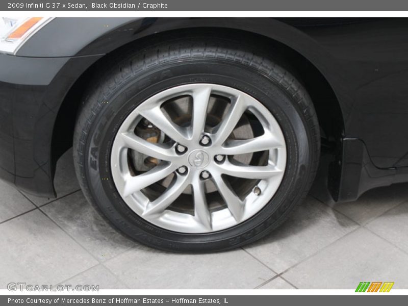 Black Obsidian / Graphite 2009 Infiniti G 37 x Sedan