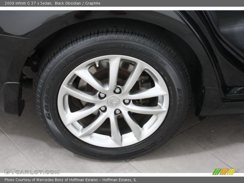 Black Obsidian / Graphite 2009 Infiniti G 37 x Sedan