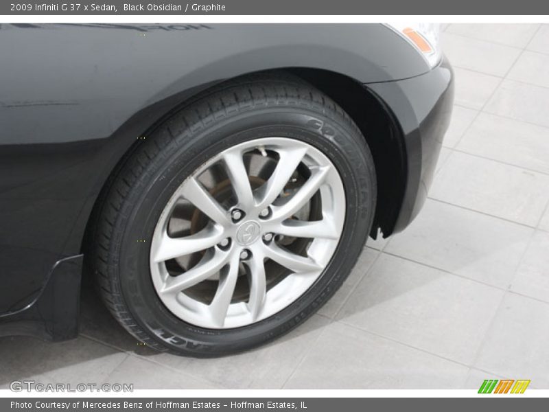 Black Obsidian / Graphite 2009 Infiniti G 37 x Sedan