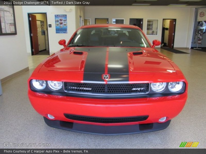 TorRed / Dark Slate Gray 2010 Dodge Challenger SRT8