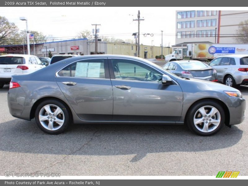 Polished Metal Metallic / Ebony 2009 Acura TSX Sedan