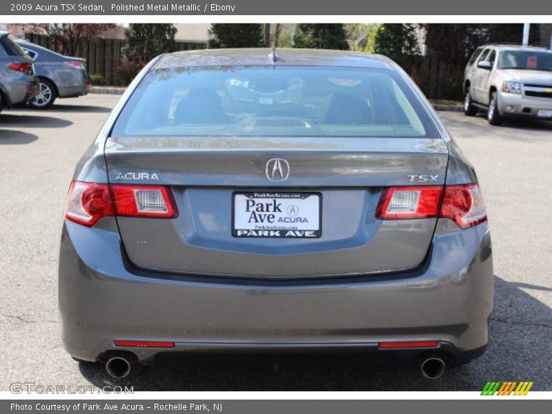 Polished Metal Metallic / Ebony 2009 Acura TSX Sedan