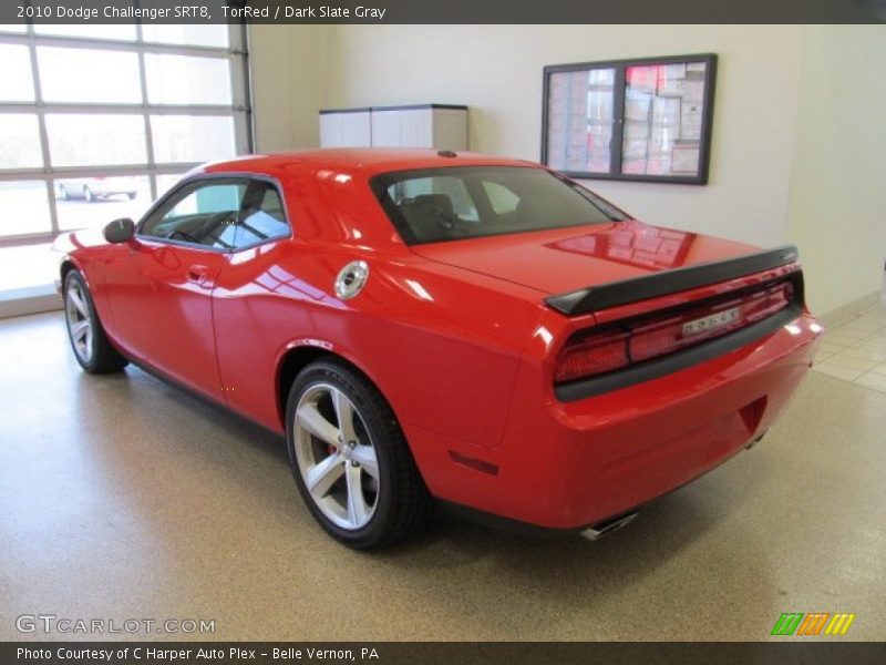 TorRed / Dark Slate Gray 2010 Dodge Challenger SRT8