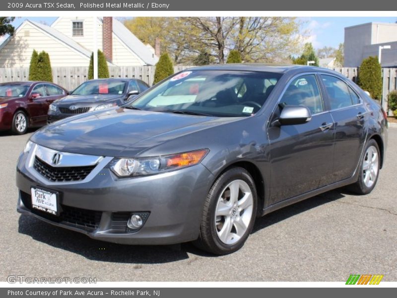 Polished Metal Metallic / Ebony 2009 Acura TSX Sedan