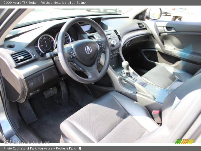 Polished Metal Metallic / Ebony 2009 Acura TSX Sedan