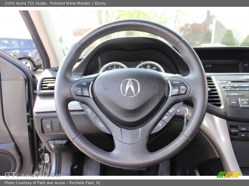 Polished Metal Metallic / Ebony 2009 Acura TSX Sedan