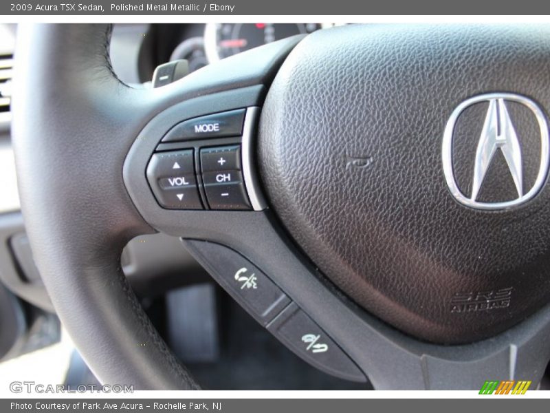 Polished Metal Metallic / Ebony 2009 Acura TSX Sedan