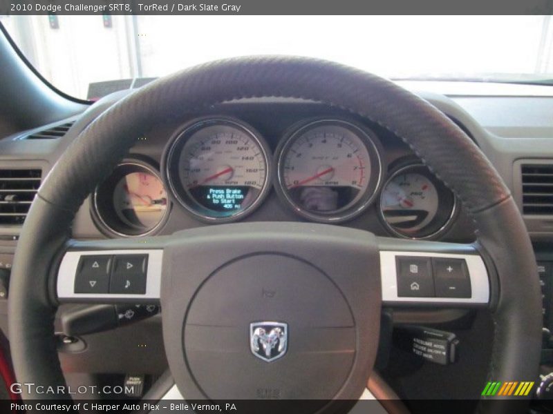 TorRed / Dark Slate Gray 2010 Dodge Challenger SRT8