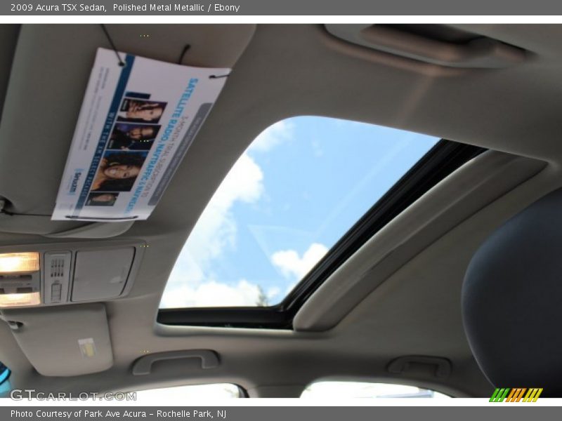 Polished Metal Metallic / Ebony 2009 Acura TSX Sedan