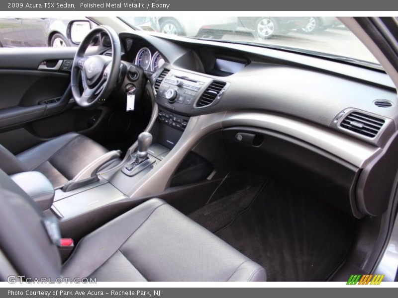 Polished Metal Metallic / Ebony 2009 Acura TSX Sedan