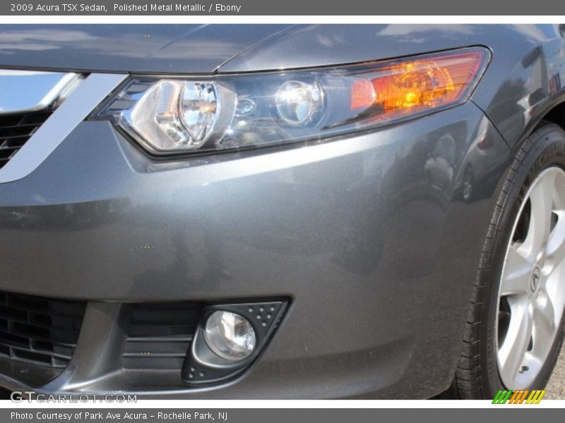 Polished Metal Metallic / Ebony 2009 Acura TSX Sedan