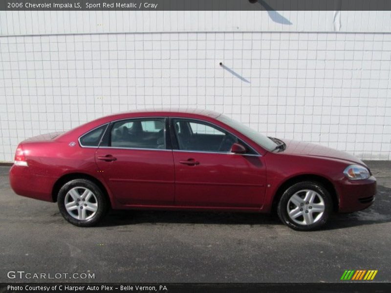 Sport Red Metallic / Gray 2006 Chevrolet Impala LS