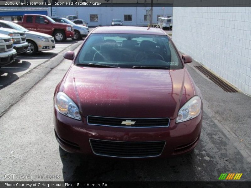 Sport Red Metallic / Gray 2006 Chevrolet Impala LS