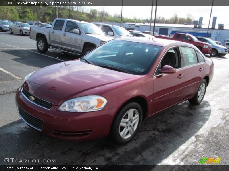 Sport Red Metallic / Gray 2006 Chevrolet Impala LS