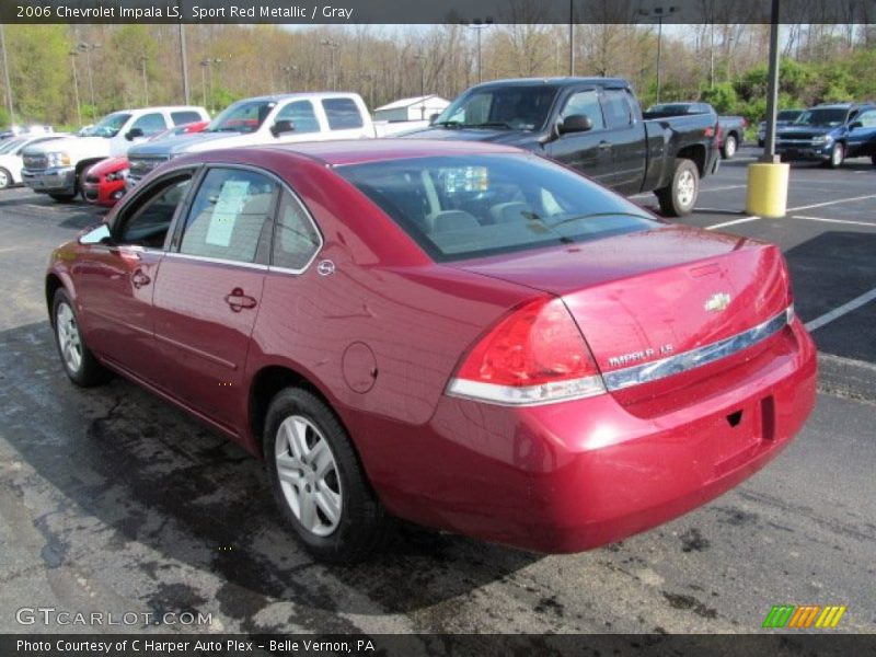 Sport Red Metallic / Gray 2006 Chevrolet Impala LS