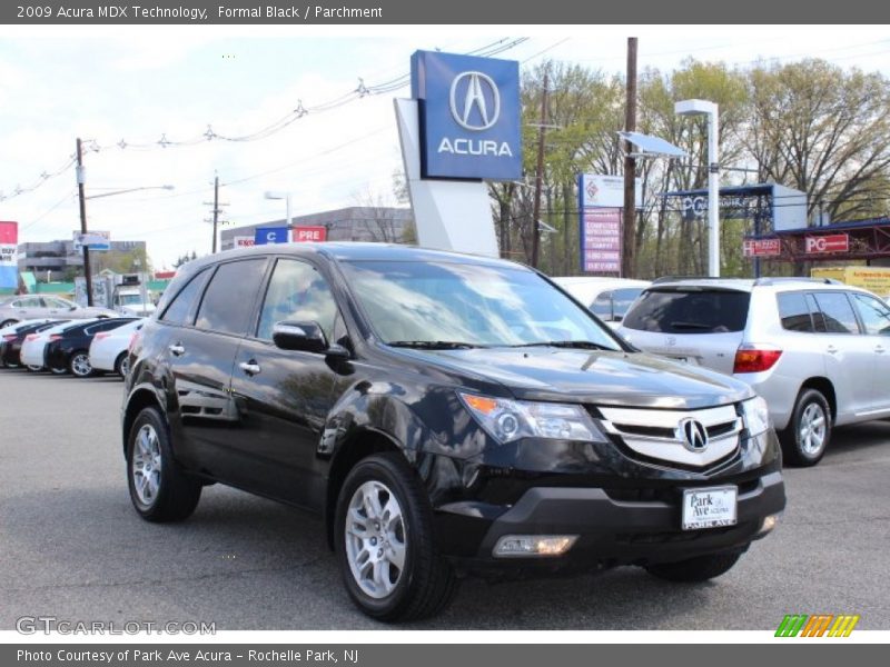 Formal Black / Parchment 2009 Acura MDX Technology