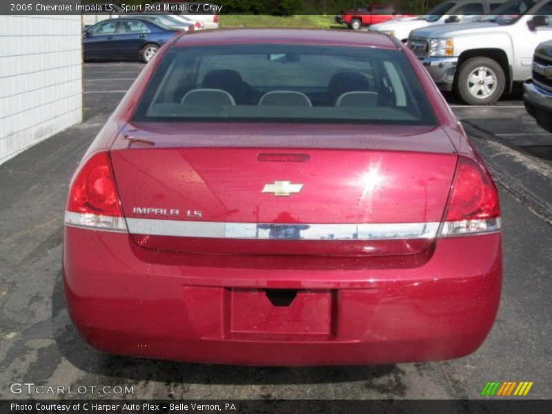 Sport Red Metallic / Gray 2006 Chevrolet Impala LS
