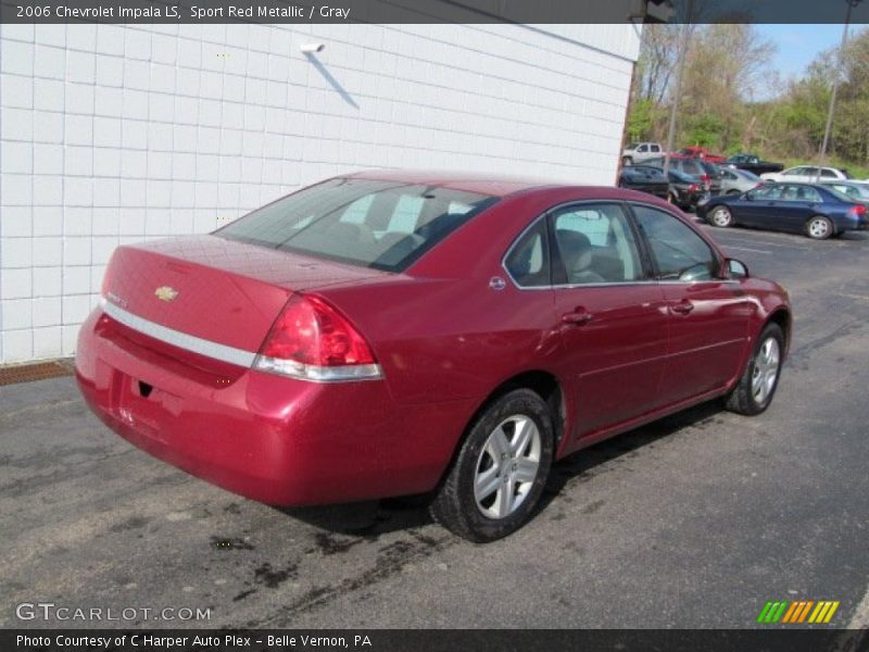 Sport Red Metallic / Gray 2006 Chevrolet Impala LS