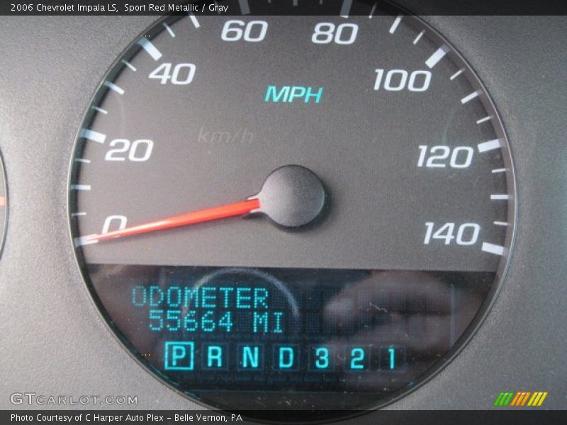 Sport Red Metallic / Gray 2006 Chevrolet Impala LS