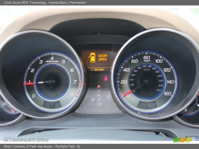 Formal Black / Parchment 2009 Acura MDX Technology