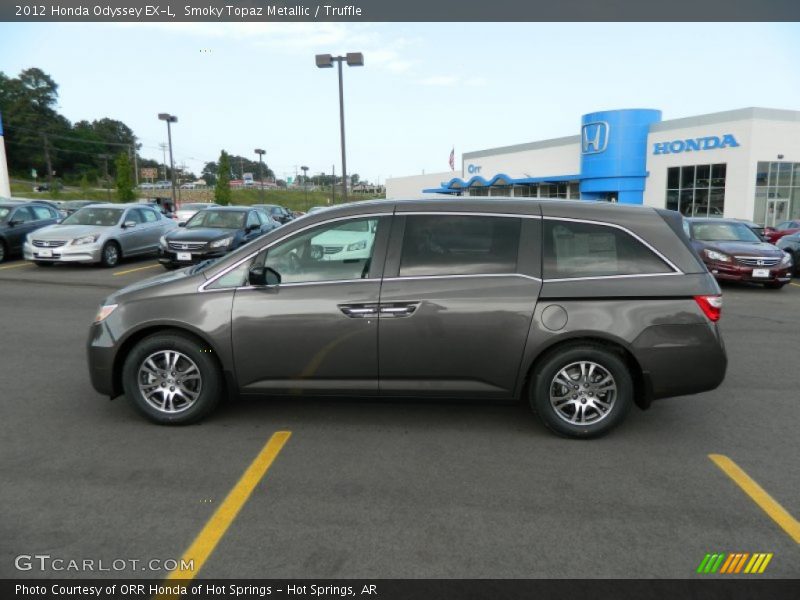 Smoky Topaz Metallic / Truffle 2012 Honda Odyssey EX-L
