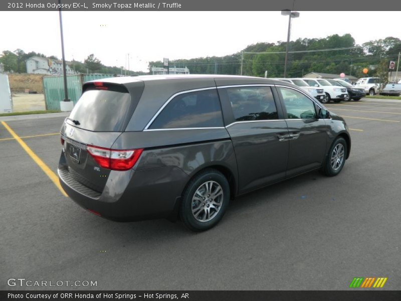 Smoky Topaz Metallic / Truffle 2012 Honda Odyssey EX-L