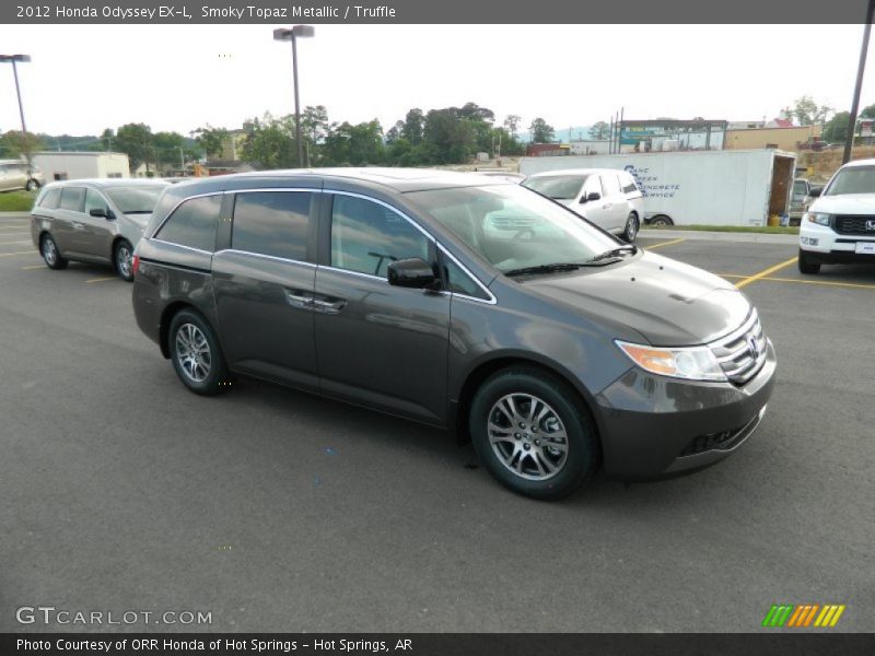 Smoky Topaz Metallic / Truffle 2012 Honda Odyssey EX-L