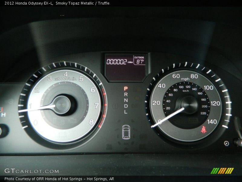 Smoky Topaz Metallic / Truffle 2012 Honda Odyssey EX-L