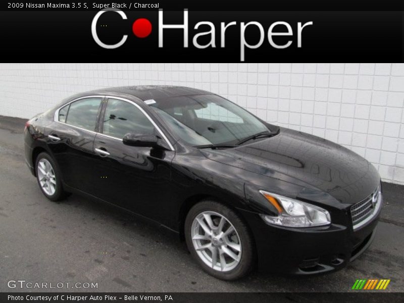 Super Black / Charcoal 2009 Nissan Maxima 3.5 S