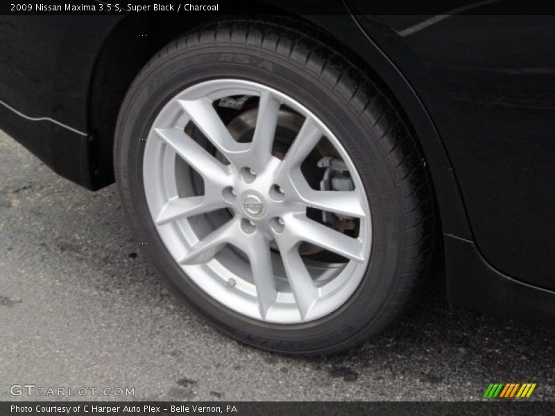 Super Black / Charcoal 2009 Nissan Maxima 3.5 S