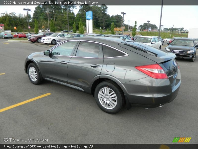 Polished Metal Metallic / Ivory 2012 Honda Accord Crosstour EX