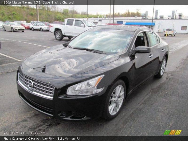 Super Black / Charcoal 2009 Nissan Maxima 3.5 S