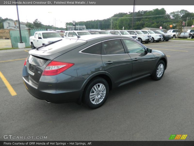Polished Metal Metallic / Ivory 2012 Honda Accord Crosstour EX