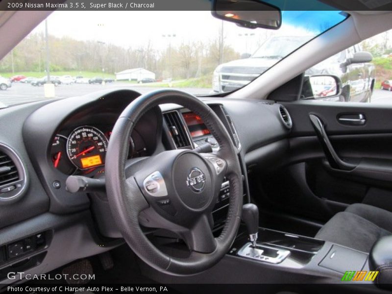 Super Black / Charcoal 2009 Nissan Maxima 3.5 S