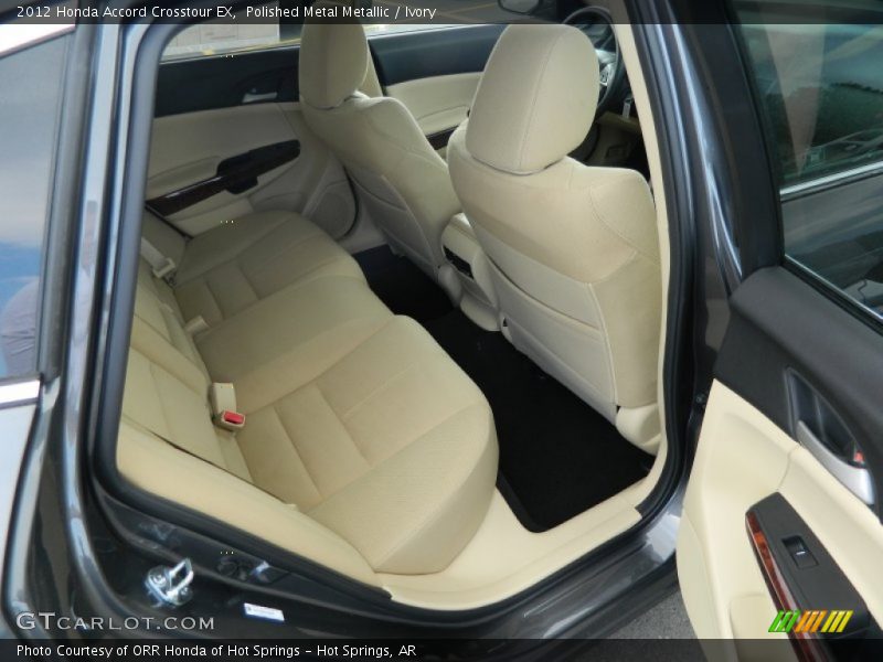 Polished Metal Metallic / Ivory 2012 Honda Accord Crosstour EX