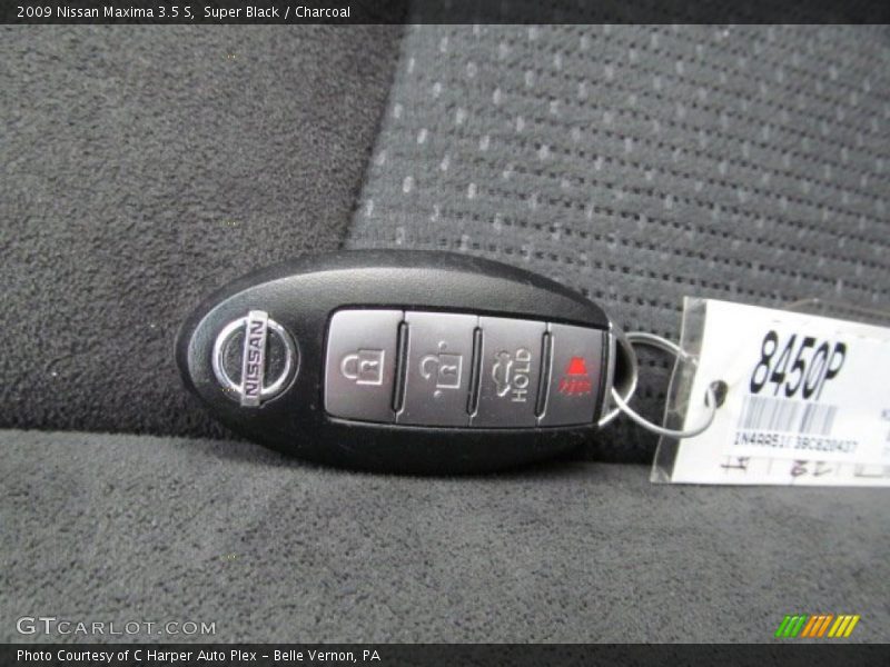 Super Black / Charcoal 2009 Nissan Maxima 3.5 S