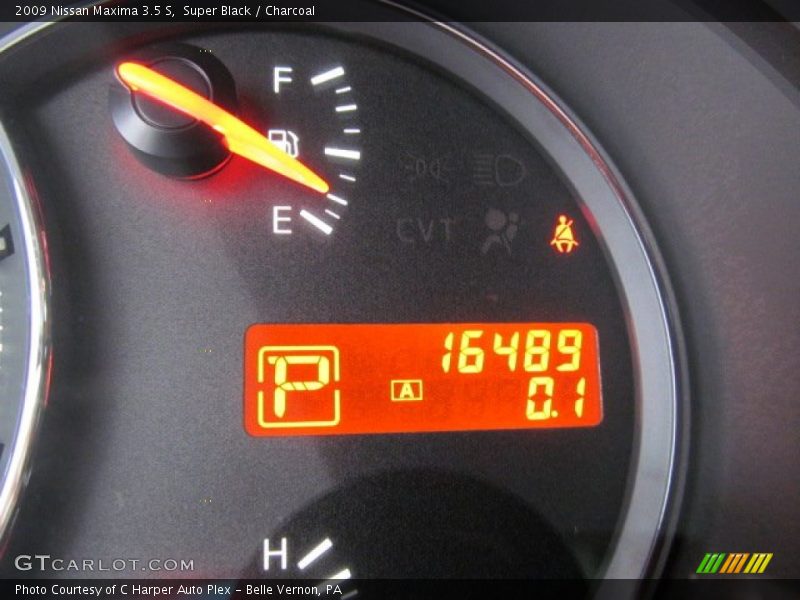 Super Black / Charcoal 2009 Nissan Maxima 3.5 S