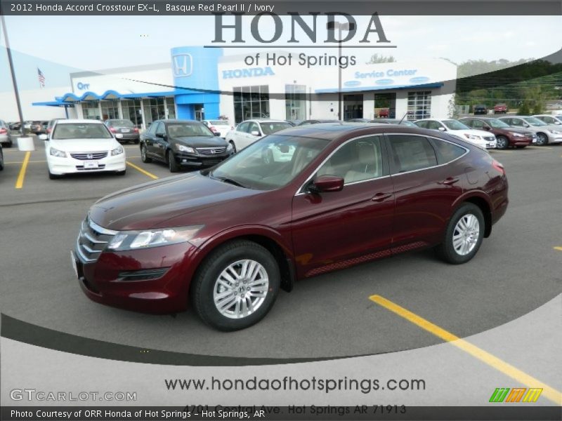 Basque Red Pearl II / Ivory 2012 Honda Accord Crosstour EX-L