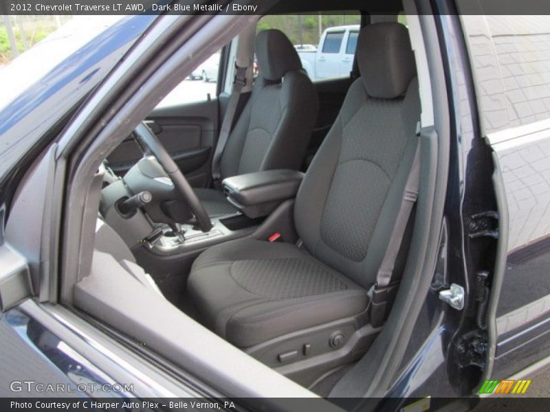 Dark Blue Metallic / Ebony 2012 Chevrolet Traverse LT AWD