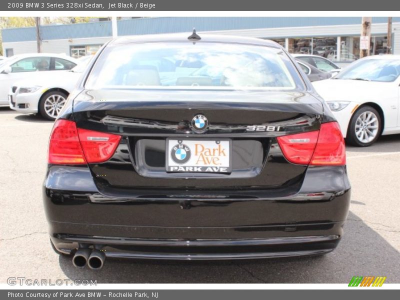 Jet Black / Beige 2009 BMW 3 Series 328xi Sedan