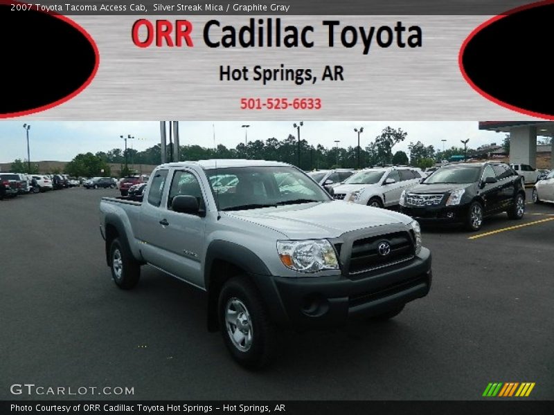 Silver Streak Mica / Graphite Gray 2007 Toyota Tacoma Access Cab