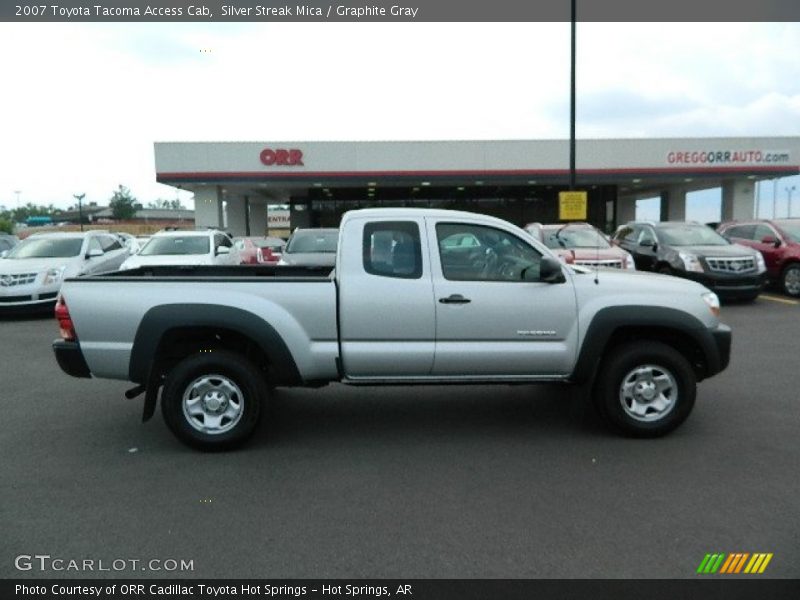 Silver Streak Mica / Graphite Gray 2007 Toyota Tacoma Access Cab