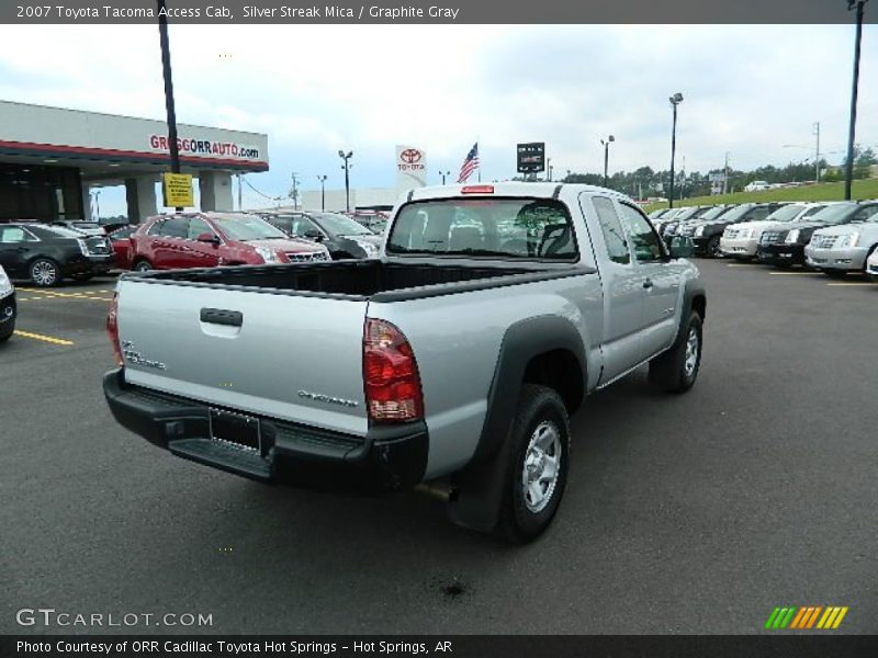 Silver Streak Mica / Graphite Gray 2007 Toyota Tacoma Access Cab